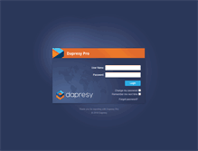 Tablet Screenshot of manager.dapresy.com